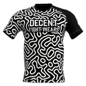 Custom Abstract Design Sublimated Rash Guard|Wholesale Supplier & Manufacturer|Decent Fight Wears