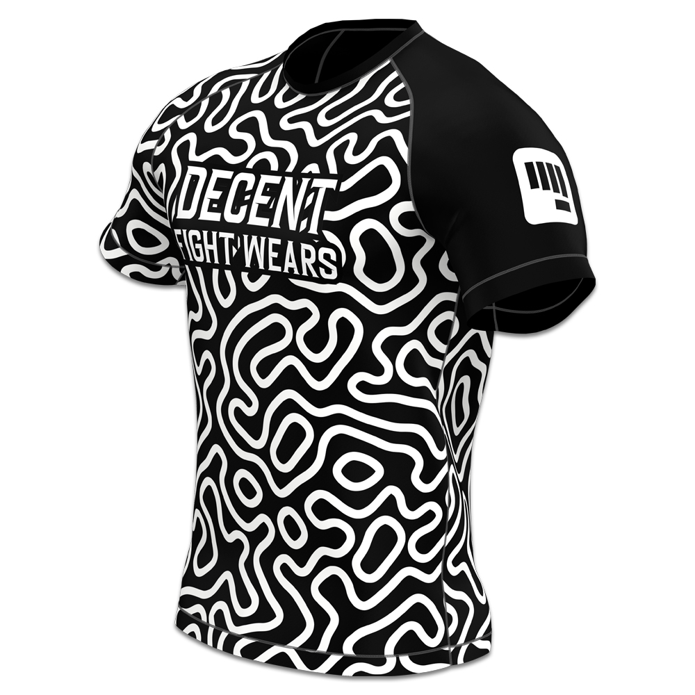 Custom Abstract Design Sublimated Rash Guard|Wholesale Supplier & Manufacturer|Decent Fight Wears - Image 2