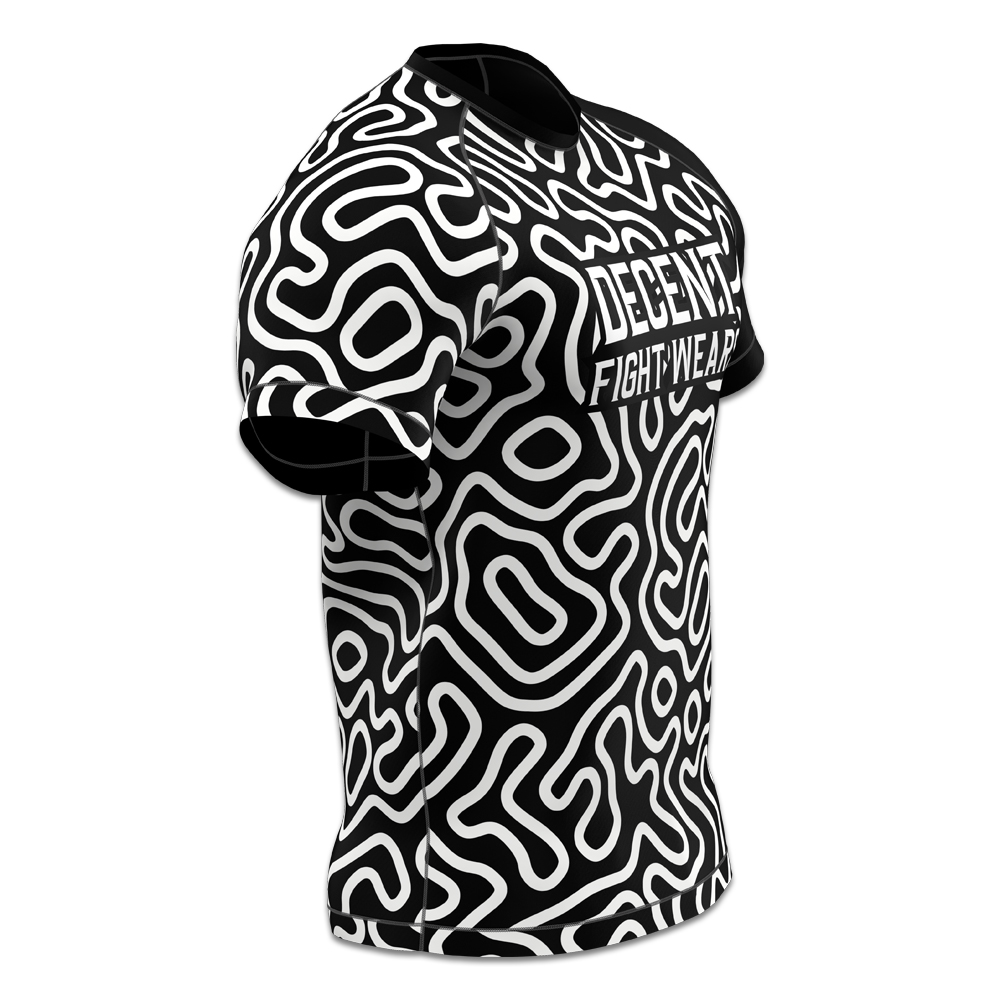 Custom Abstract Design Sublimated Rash Guard|Wholesale Supplier & Manufacturer|Decent Fight Wears - Image 3