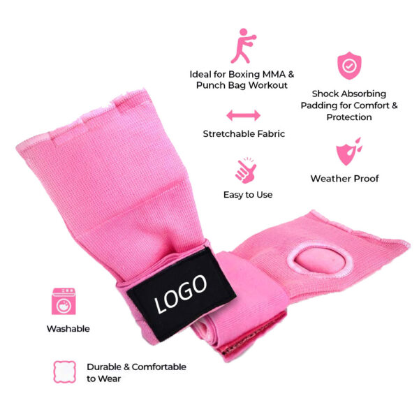 Gel gloves with wrist support|Wholesale Supplier & Manufacturer|Decent Fight Wears - Image 4