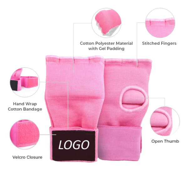 Gel gloves with wrist support|Wholesale Supplier & Manufacturer|Decent Fight Wears - Image 3