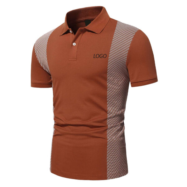 Stripped polo shirt|Wholesale Supplier & Manufacturer|Decent Fight Wears - Image 2