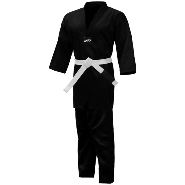 black taekwondo uniform|Wholesale Supplier & Manufacturer|Decent Fight Wears - Image 4