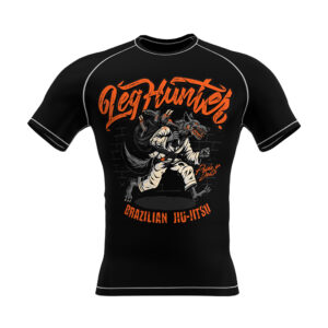 Leg Hunter Short Sleeve Rash Guard BJJ|Wholesale Supplier & Manufacturer|Decent Fight Wears