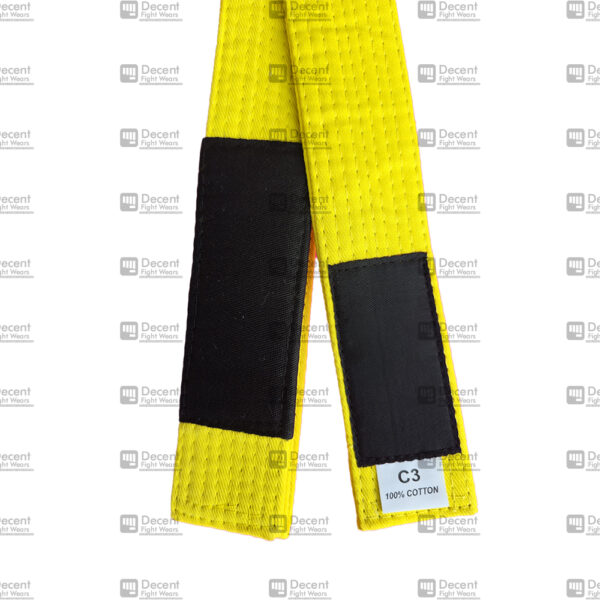 yellow bjj belt|Wholesale Supplier & Manufacturer|Decent Fight Wears - Image 2
