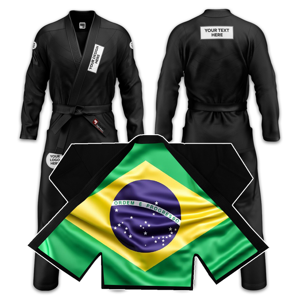 Brazil Black Sublimation Brazilian Jiu Jitsu Gi (BJJ Gi) | Wholesale Supplier & Manufacture| Decent fight Wears - Image 4