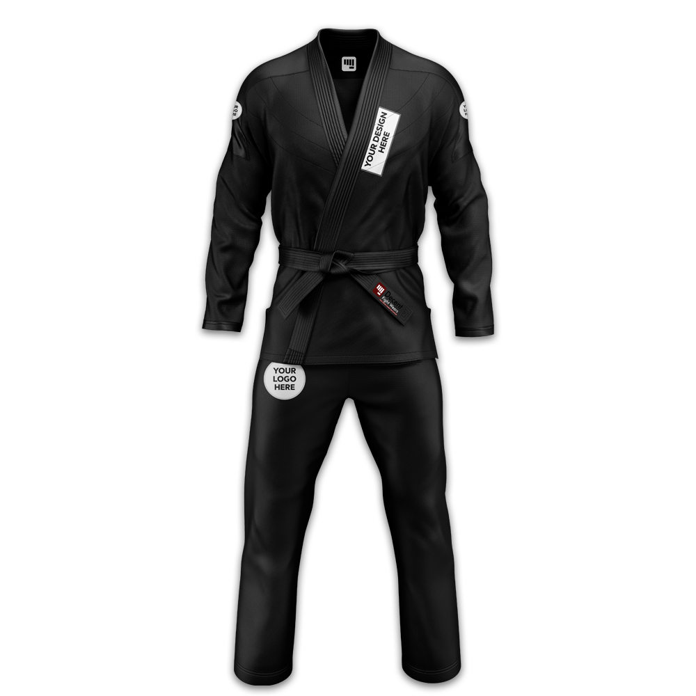 Puerto Rico Black Sublimation Brazilian Jiu Jitsu Gi (BJJ Gi) | Wholesale Supplier & Manufacture| Decent fight Wears - Image 2