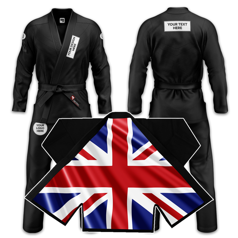 British Black Sublimation Brazilian Jiu Jitsu Gi (BJJ Gi) | Wholesale Supplier & Manufacture| Decent fight Wears - Image 4