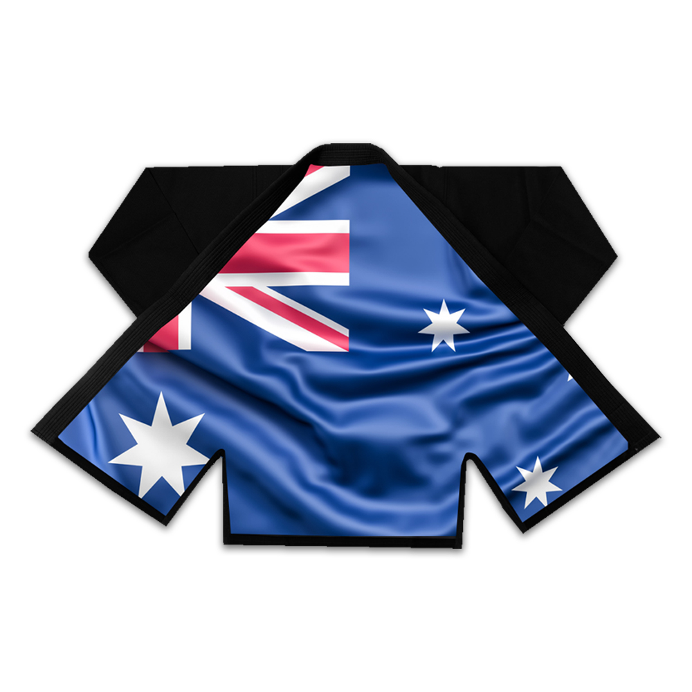 Australian Black Sublimation Brazilian Jiu Jitsu Gi (BJJ Gi) | Wholesale Supplier & Manufacture| Decent fight Wears